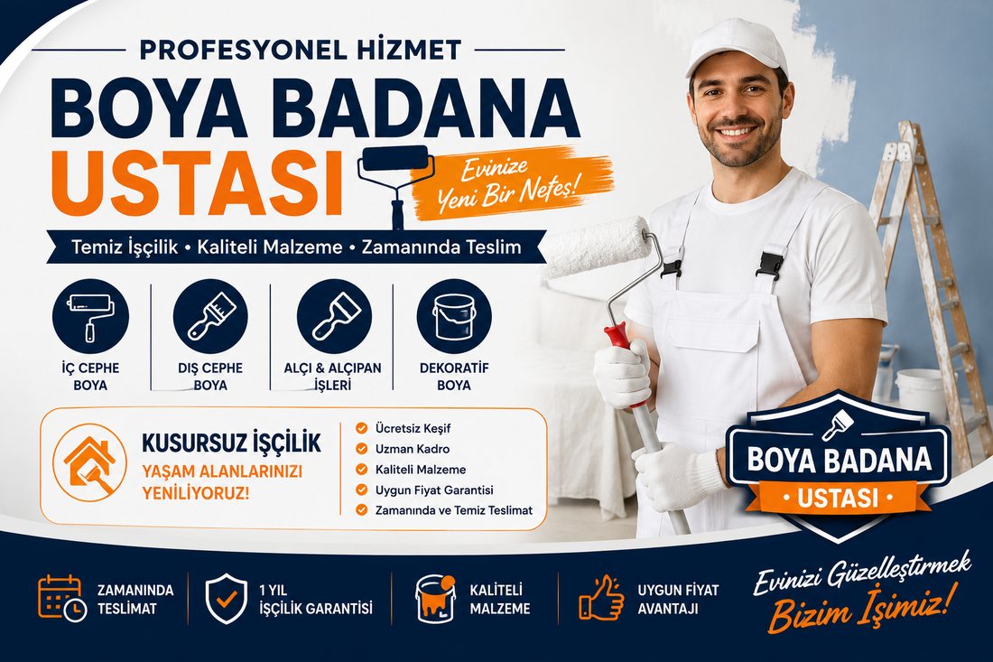 Korutürk boya badana ustası – profesyonel boyacı